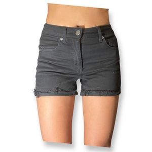 American Eagle black jean shorts